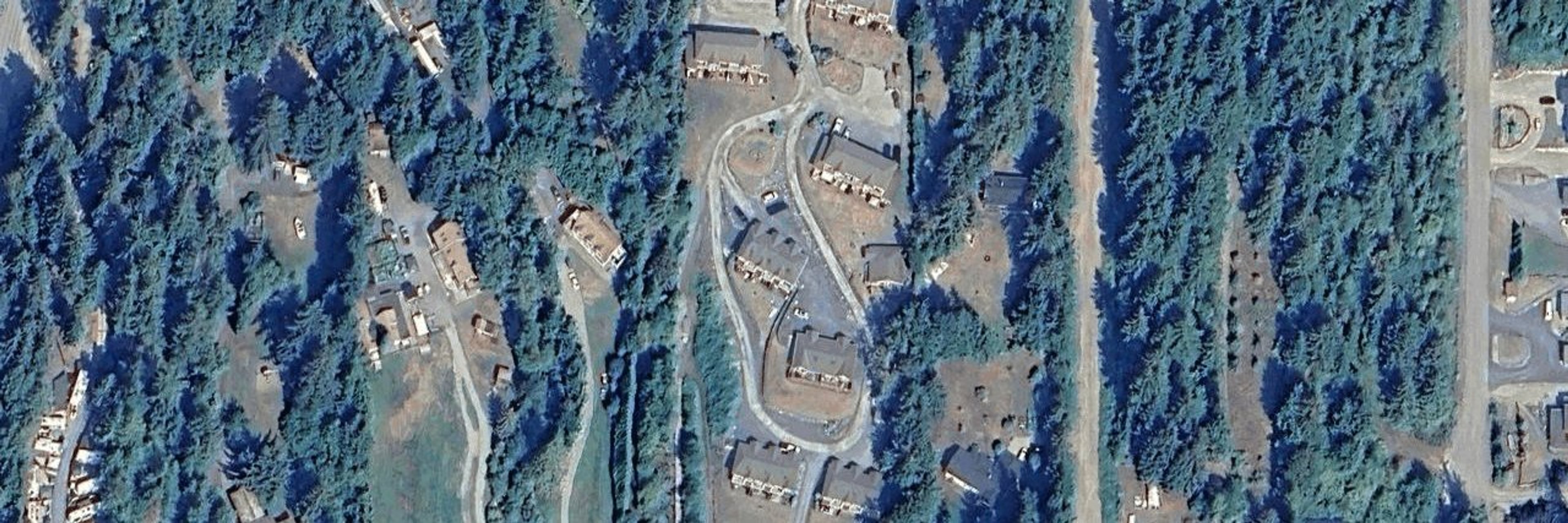 The Maples on Sproat Lake aerial view