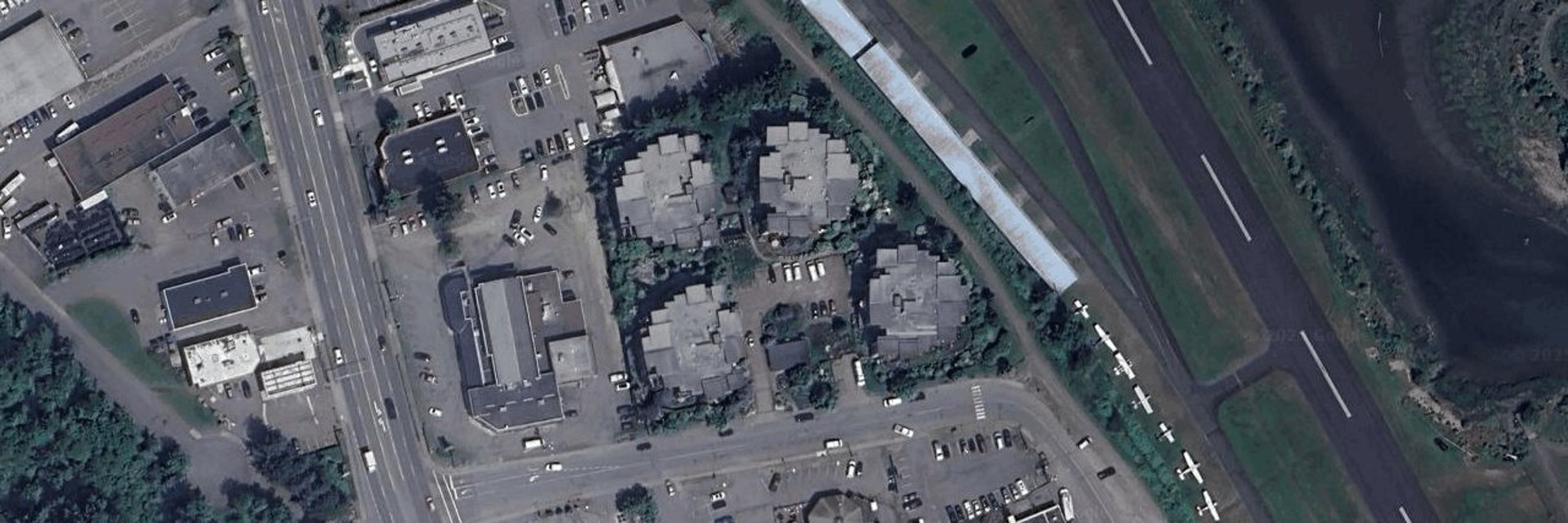Trumpeters Landing aerial view