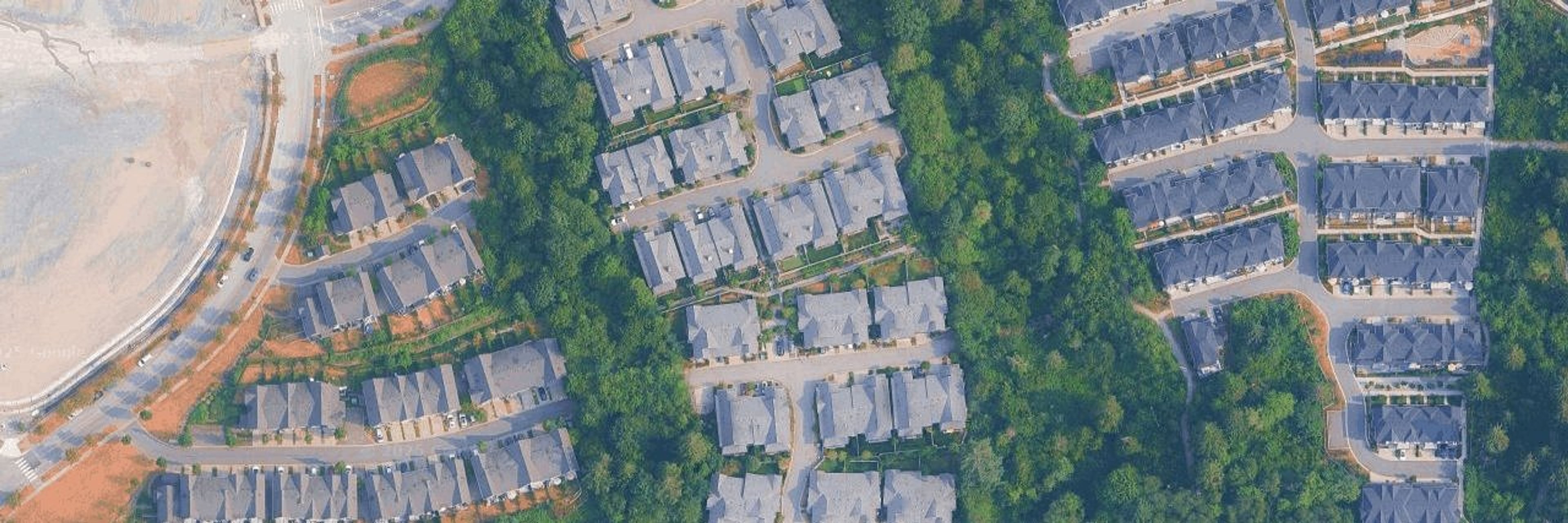 Secret Ridge aerial view
