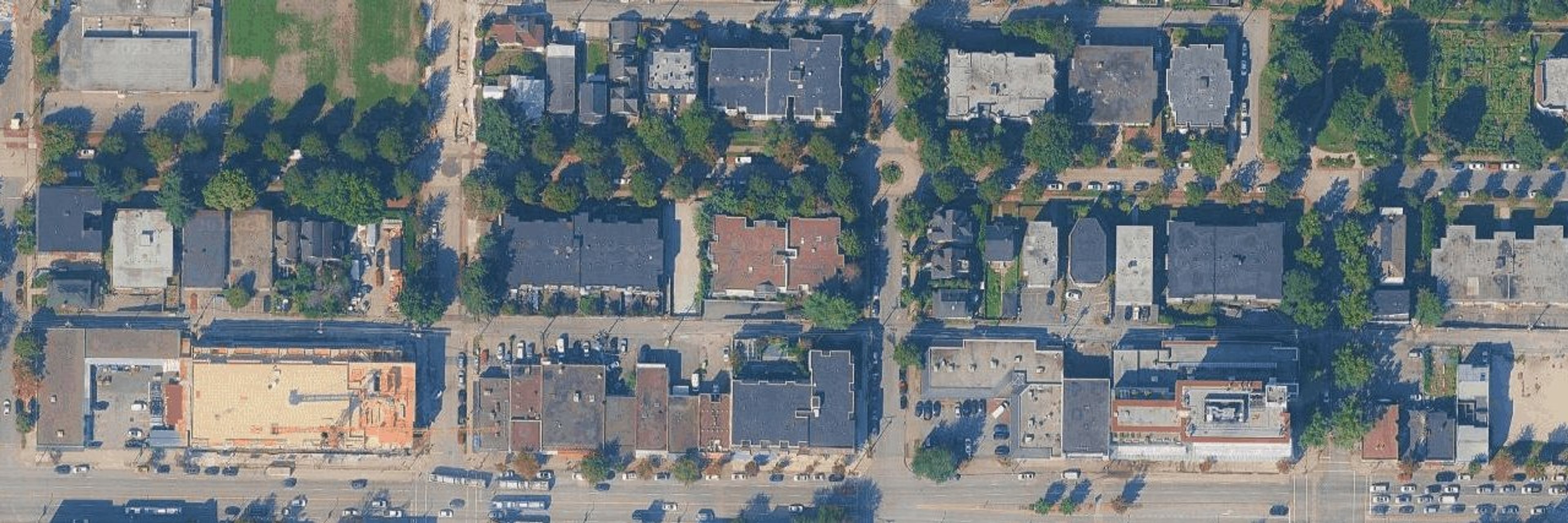 The Carolinas aerial view