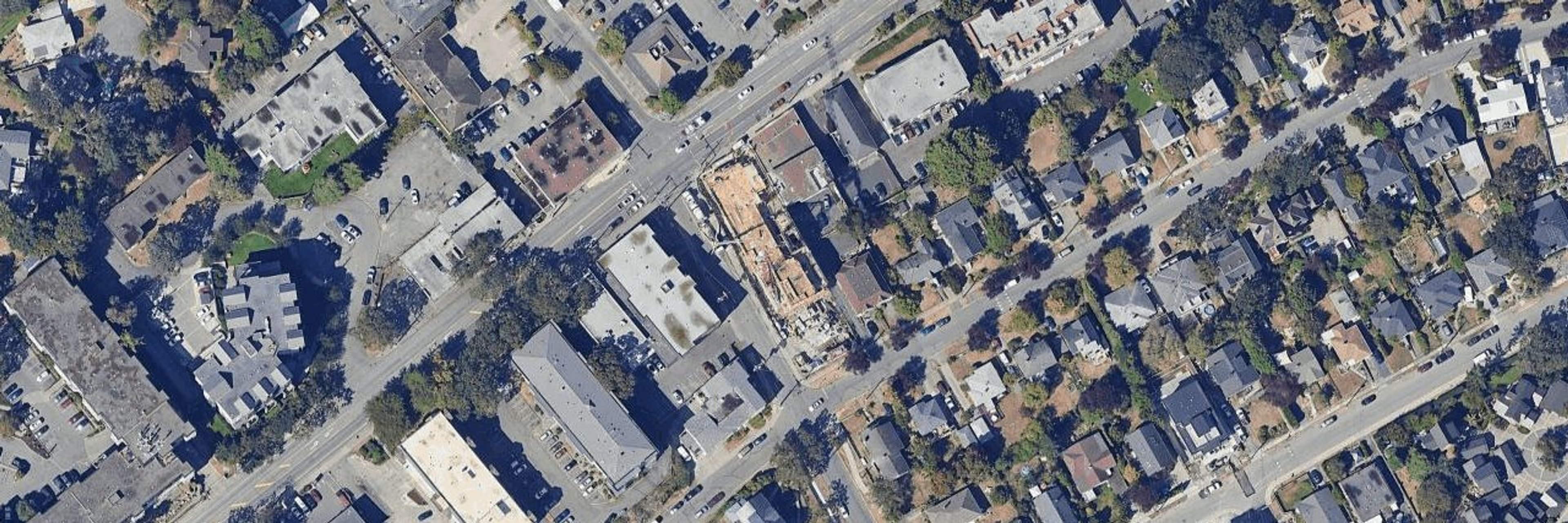 Pacific House aerial view
