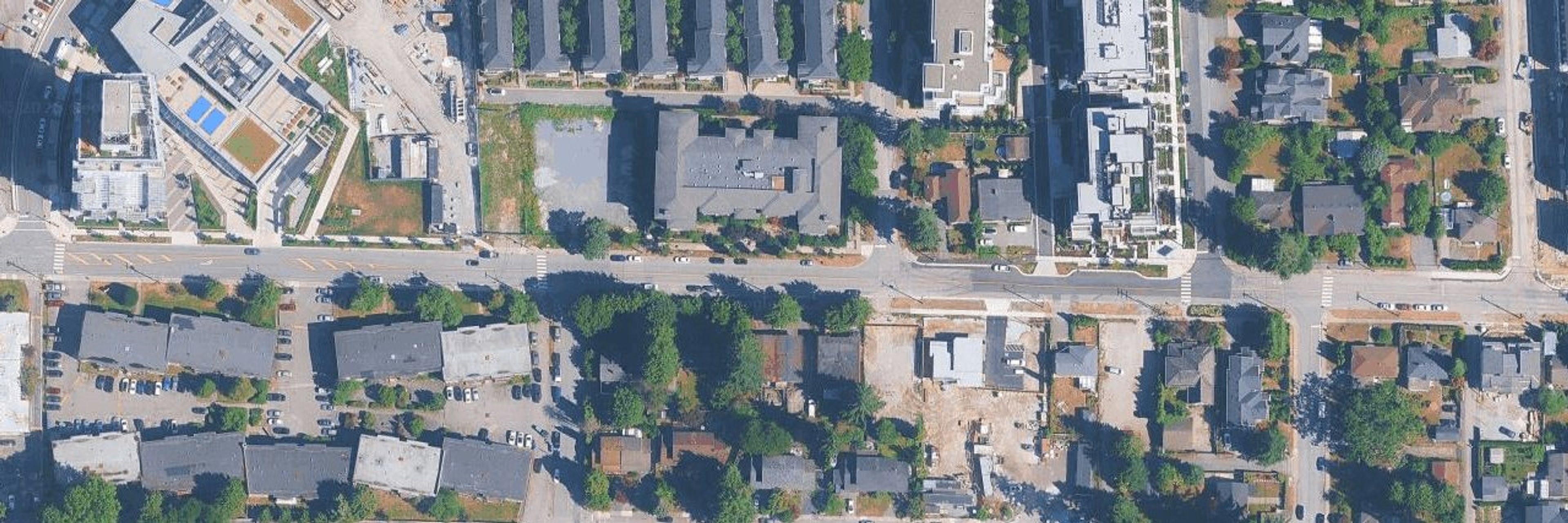 Easton aerial view