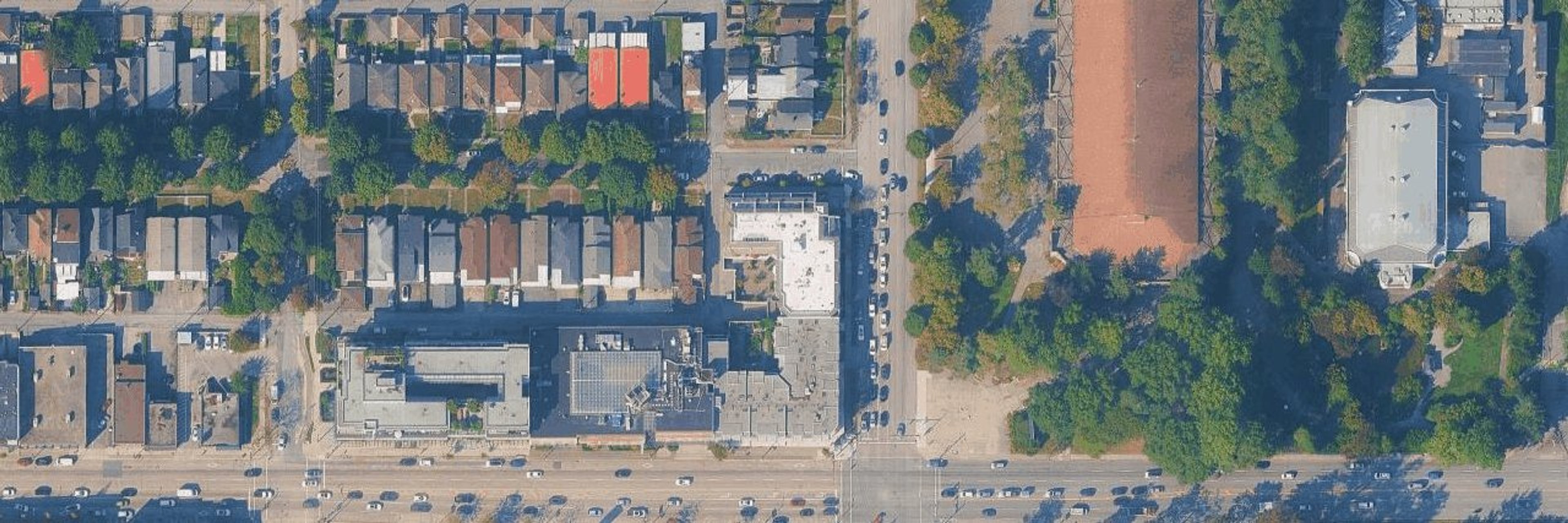 The Shorewinds aerial view