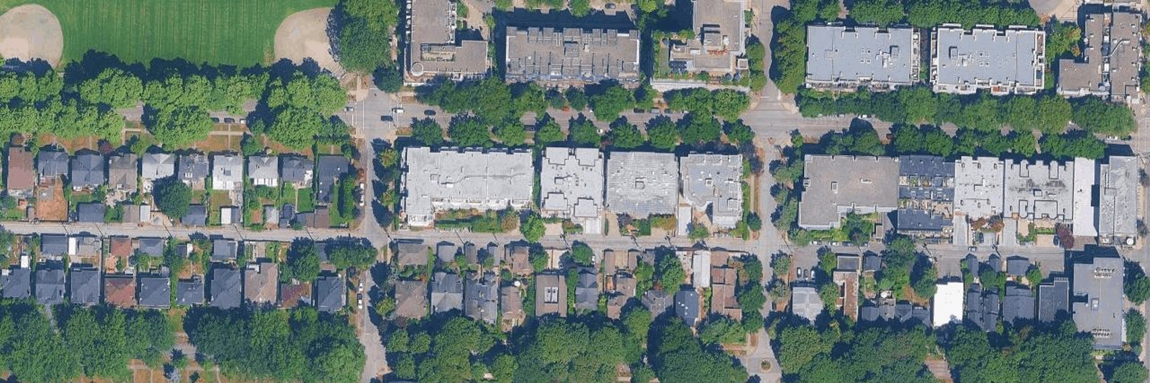 The Connaught aerial view