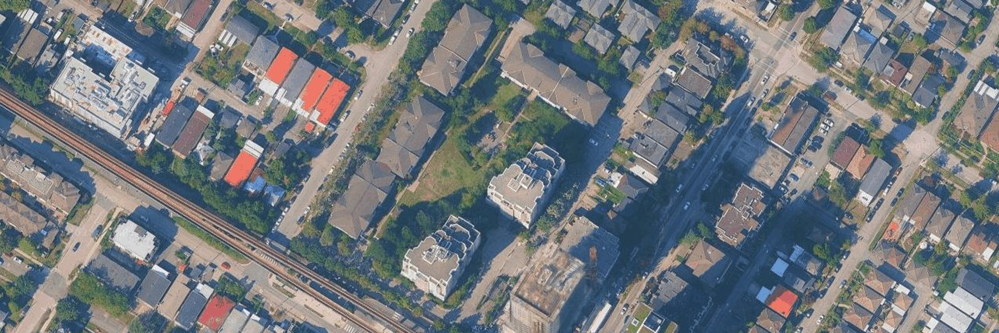 Regent Court aerial view