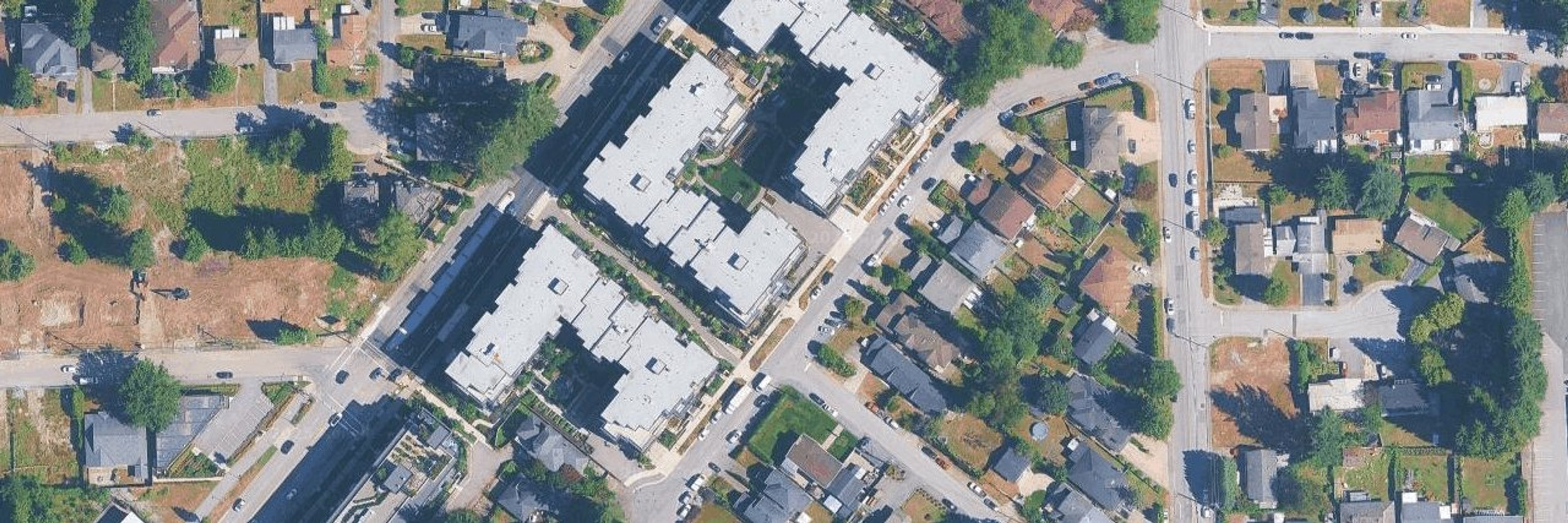 The Oaks By Strand Development aerial view