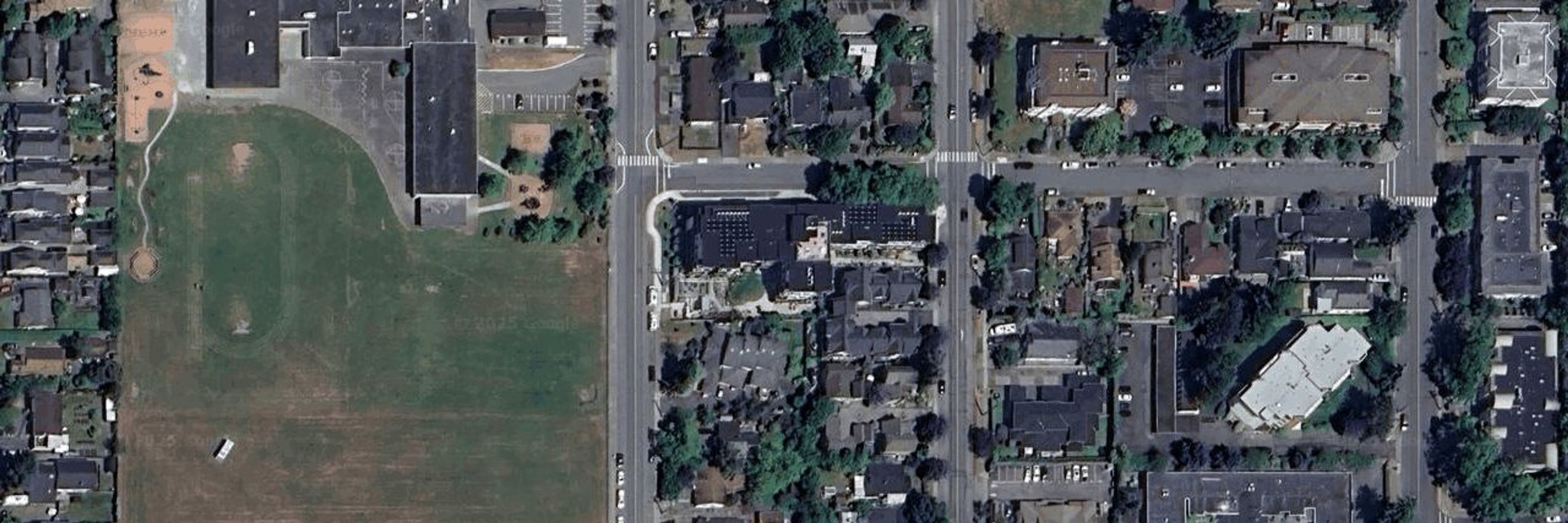 Ravens Crossing CoHousing aerial view