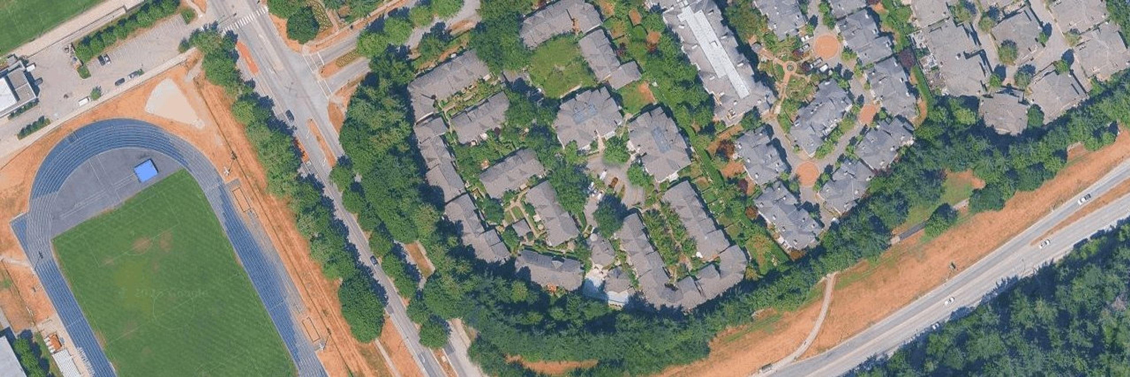 Thames Court aerial view