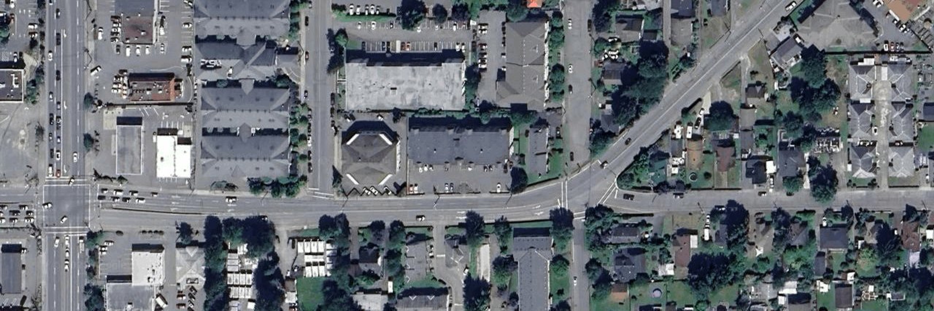 Maplewood Manor aerial view