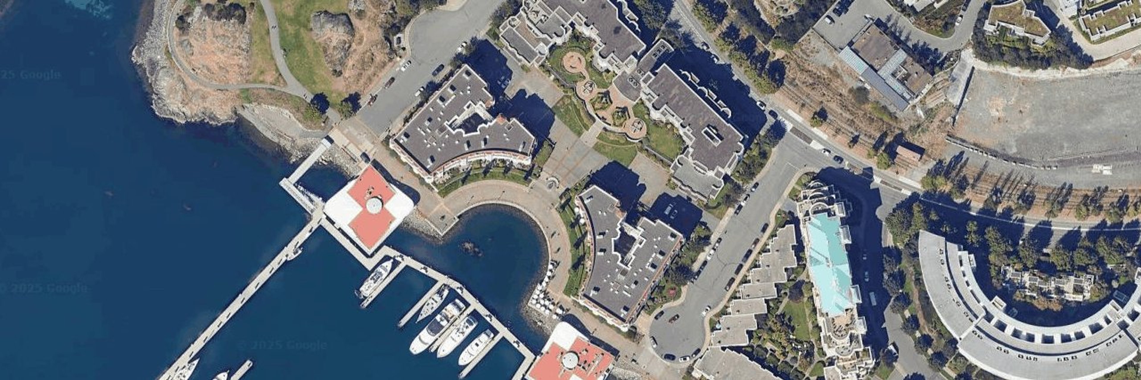 Royal Quays aerial view