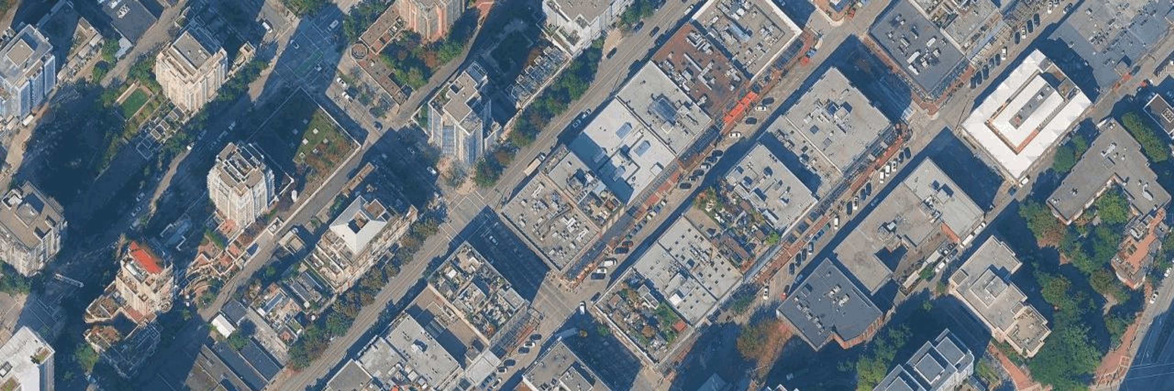 The Mcmaster Building aerial view