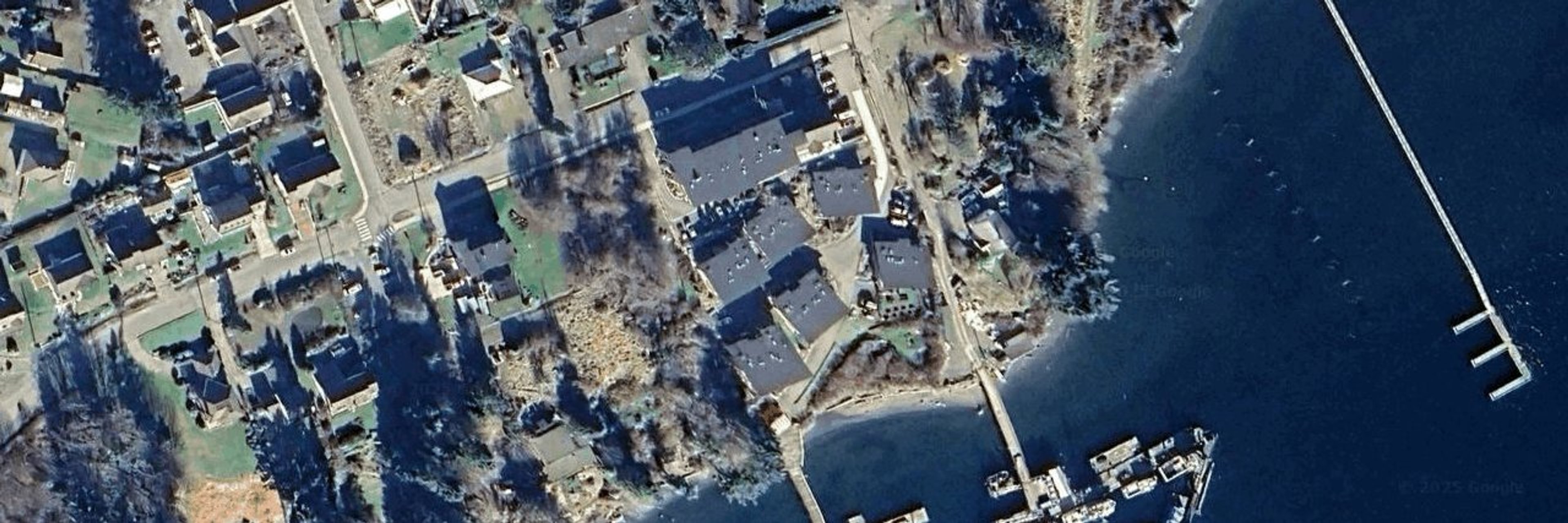 Harbourside Cohousing aerial view