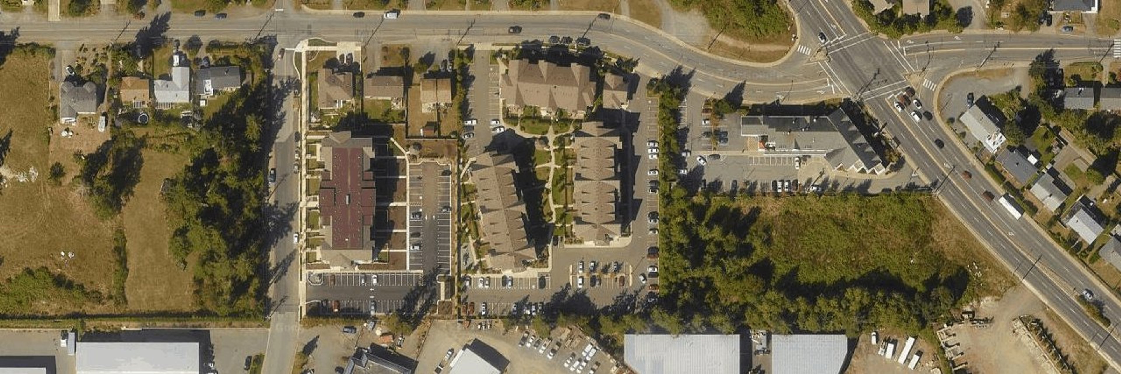 Meredith Court aerial view