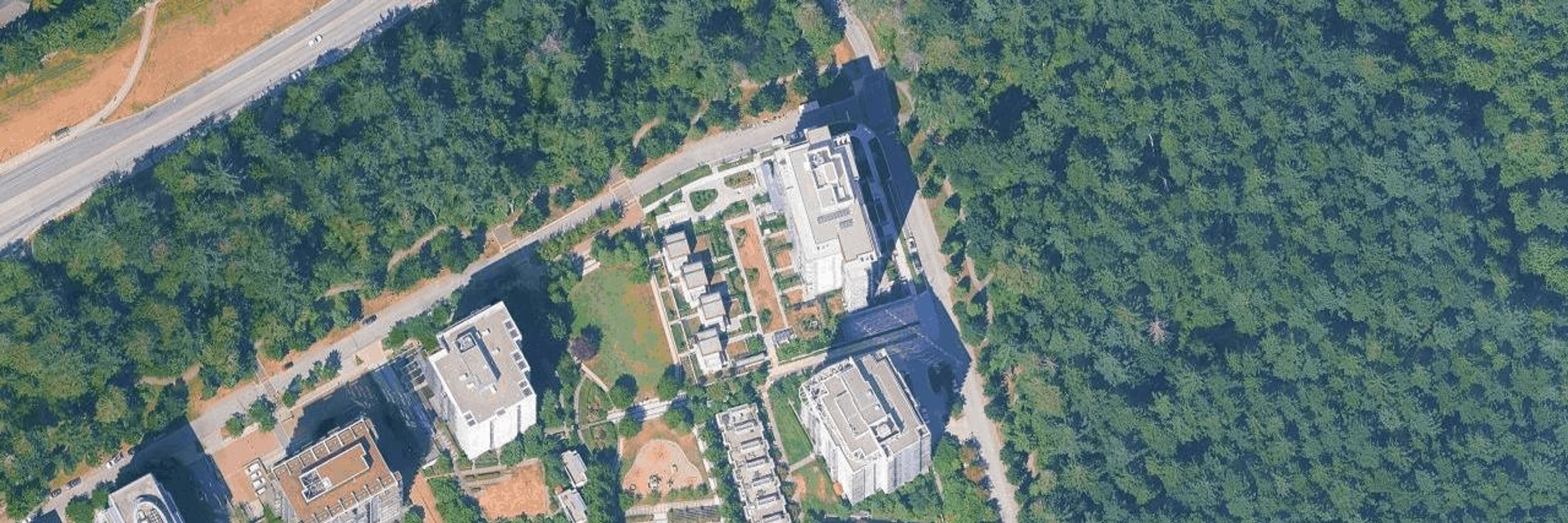 The Conservatory aerial view