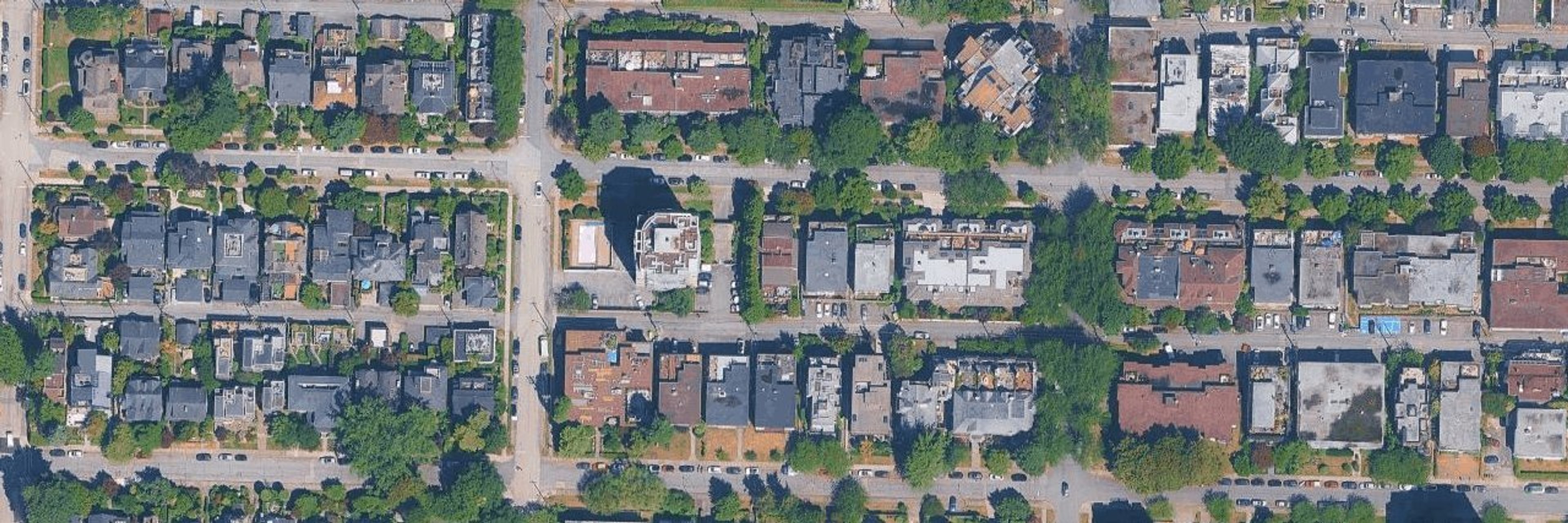 York Avenue aerial view