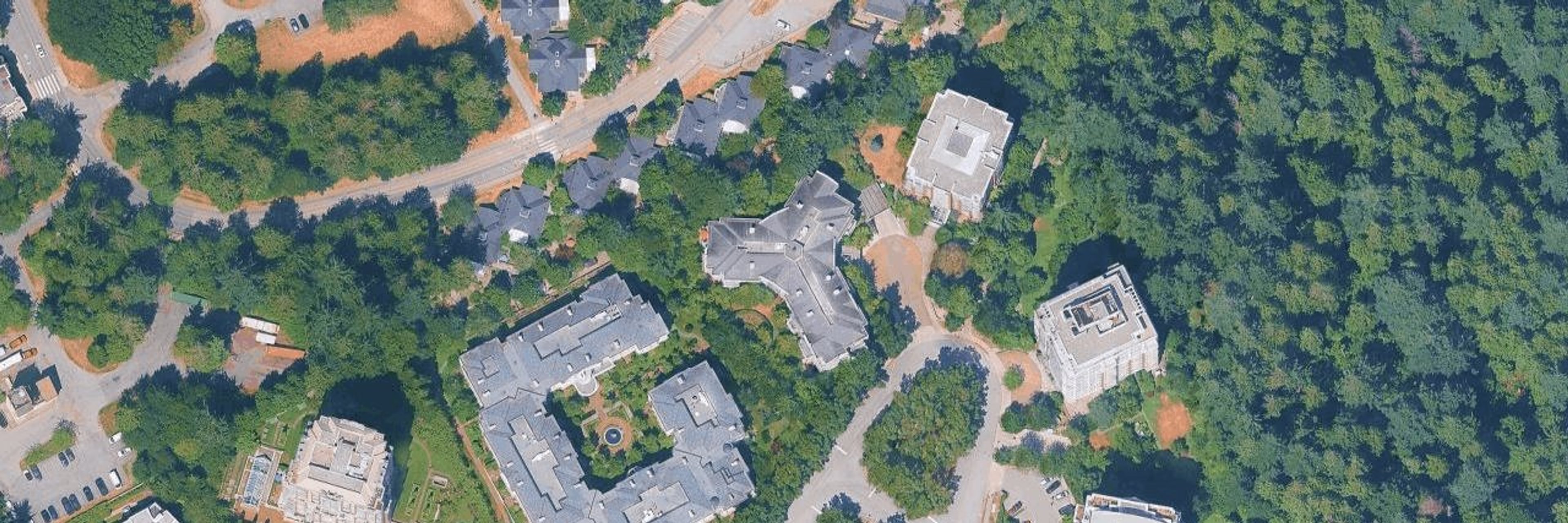 Wyndham Hall aerial view