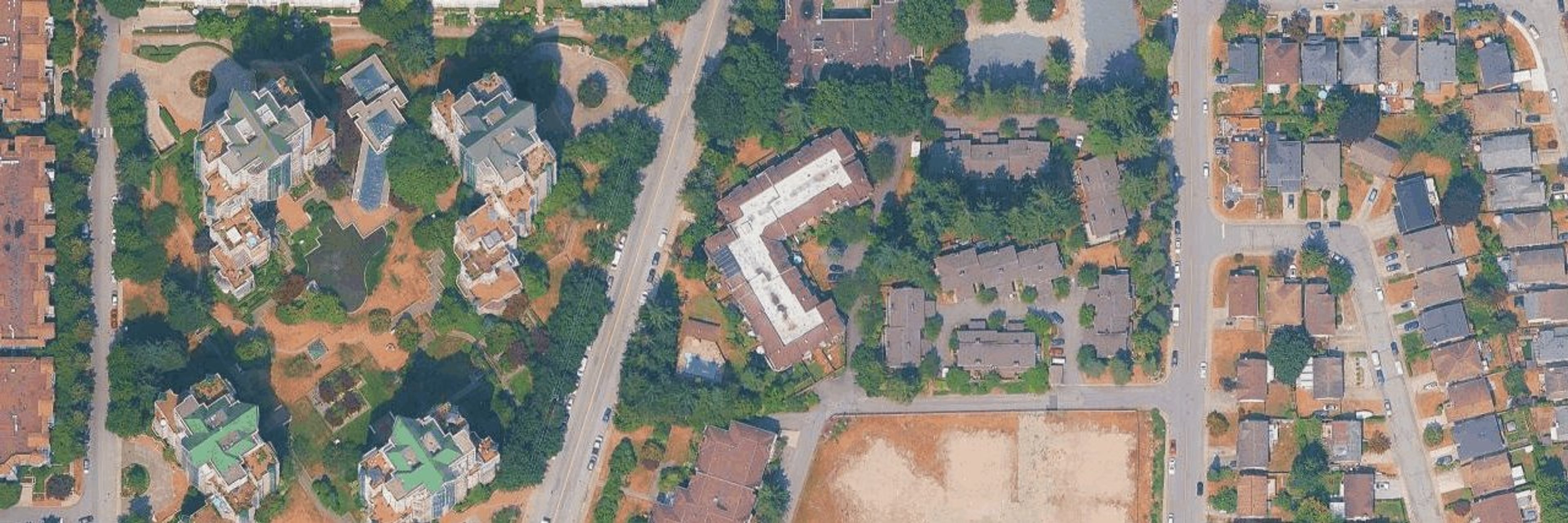 Deerwood Court aerial view