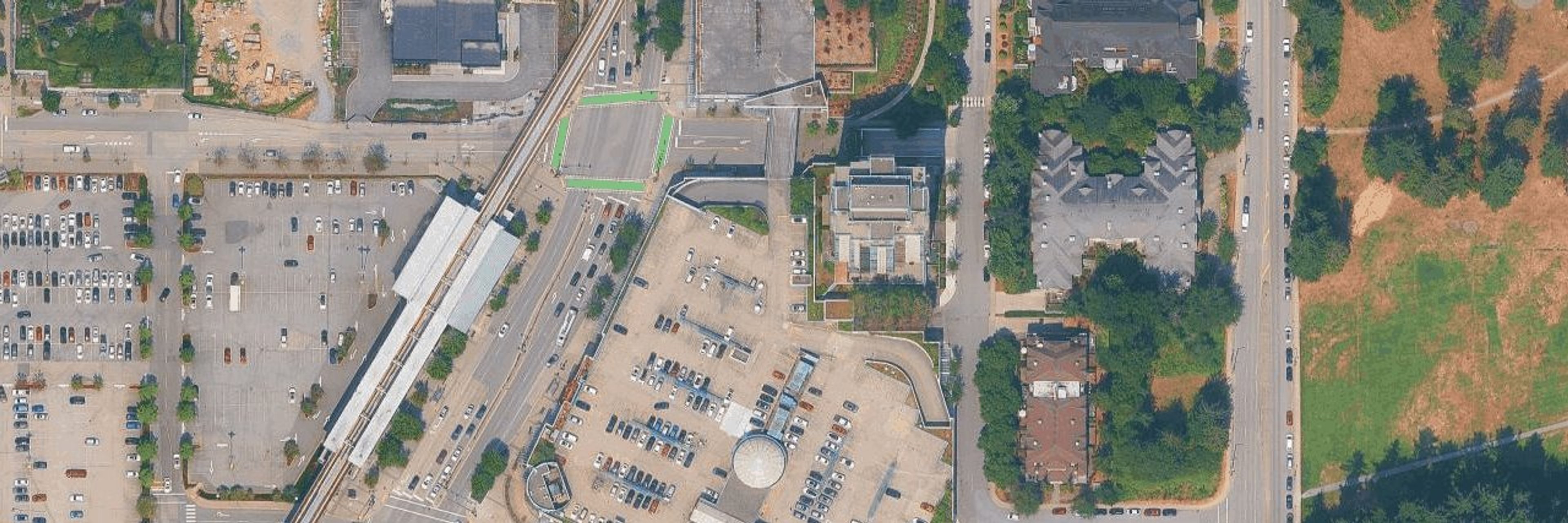 Obelisk aerial view