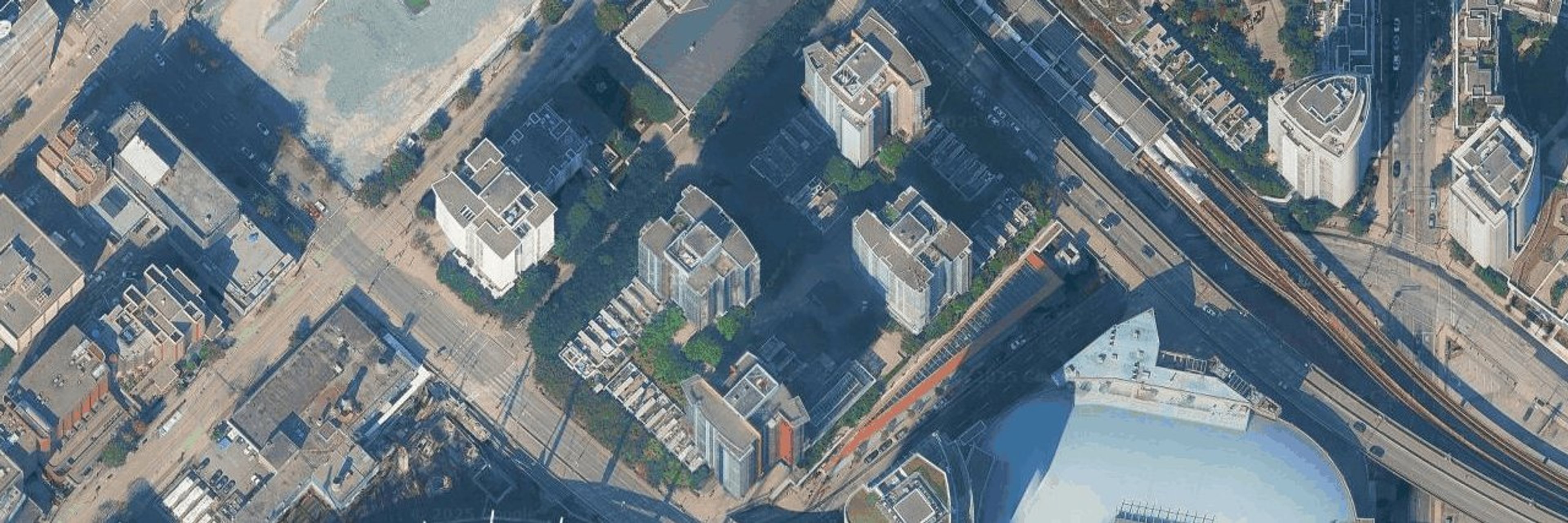 Concord Pacific - Spectrum 4 aerial view