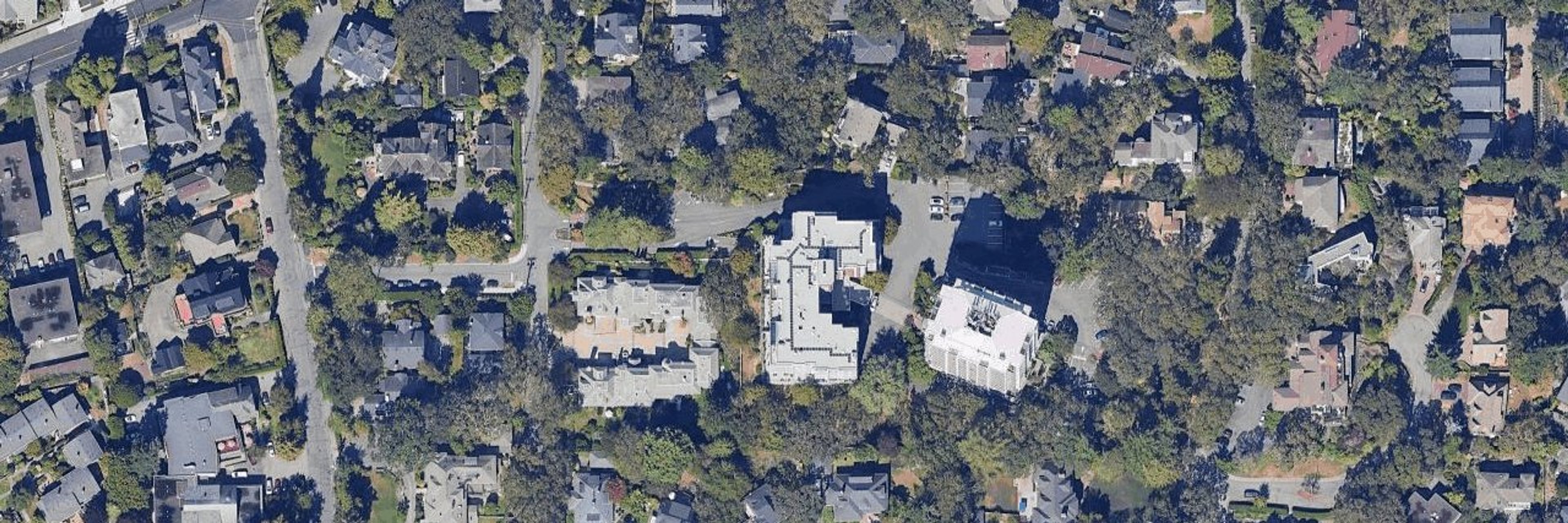 The Rockland aerial view