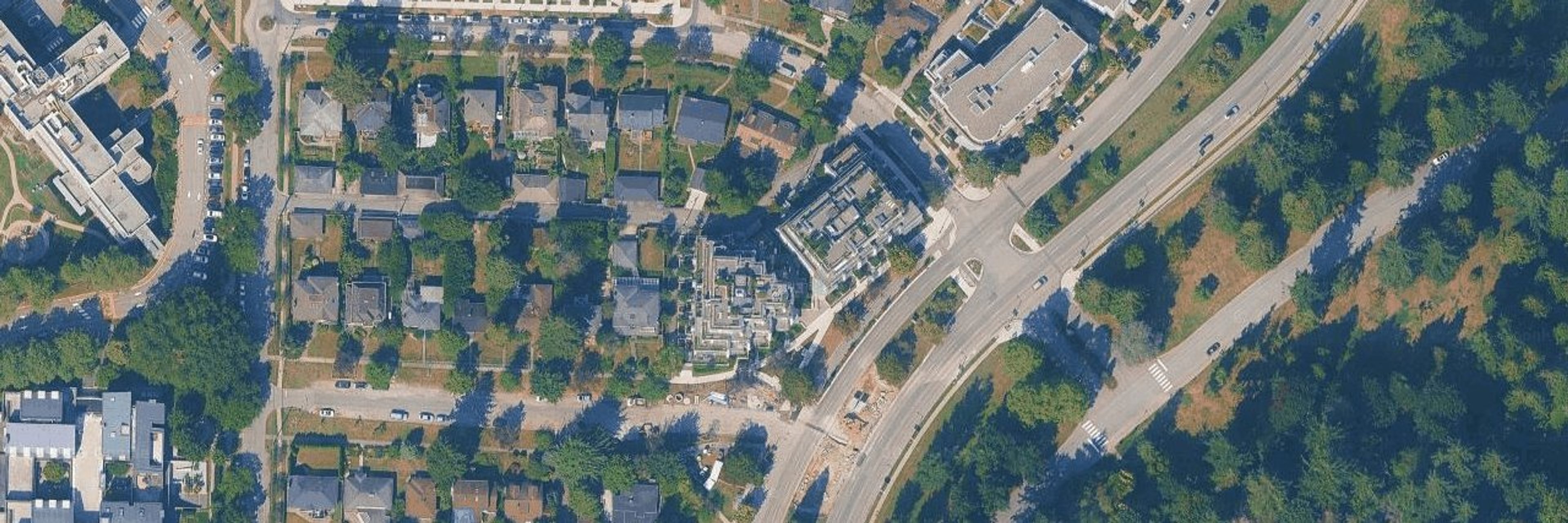 Chelsea aerial view