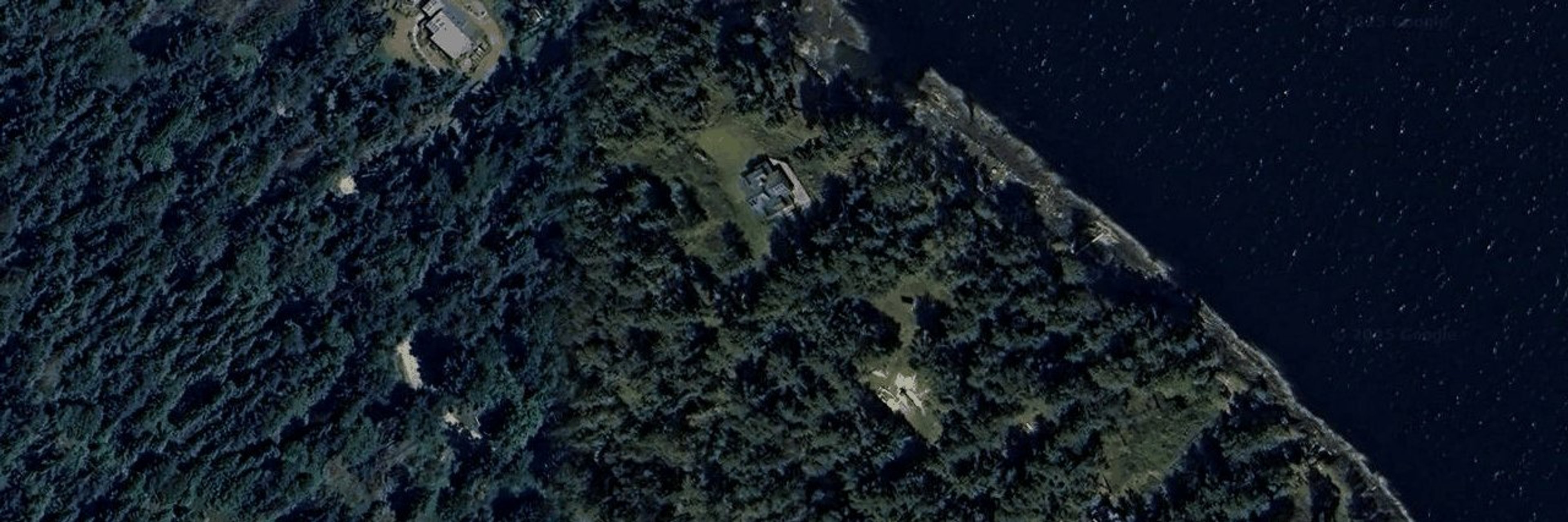 Sidney Island aerial view