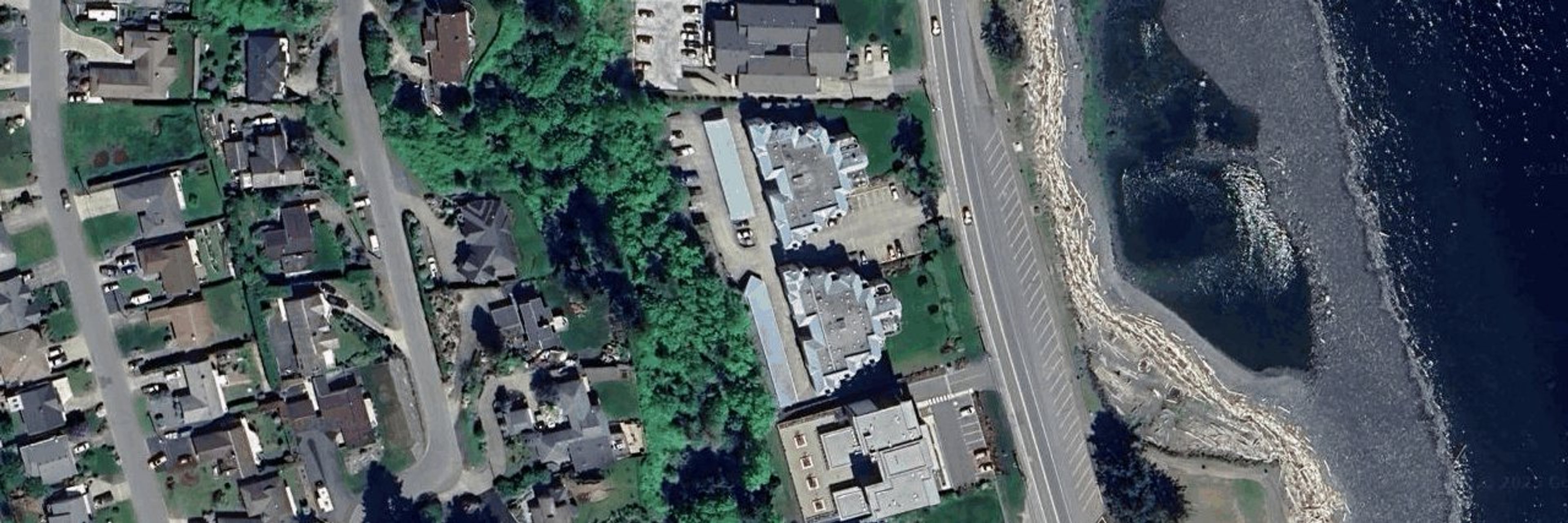 Victoria Court aerial view