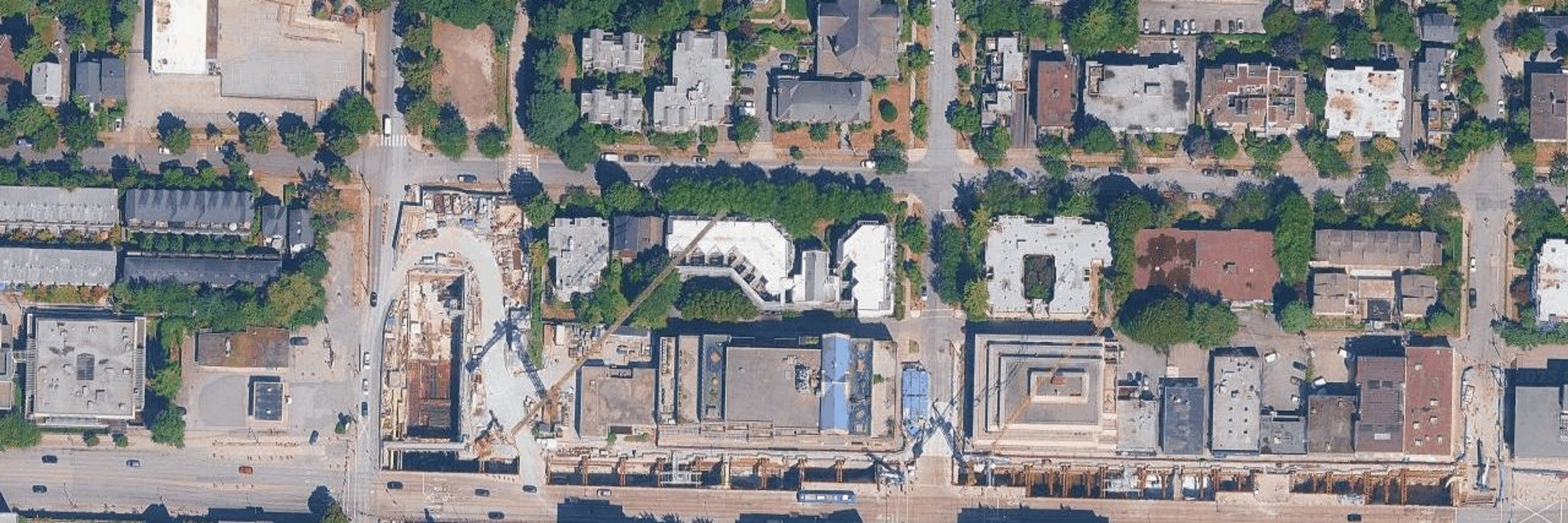 Augustine Gardens aerial view