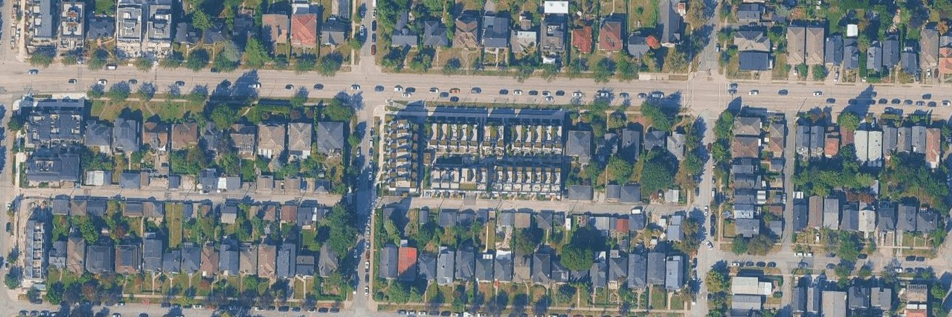 Just West aerial view