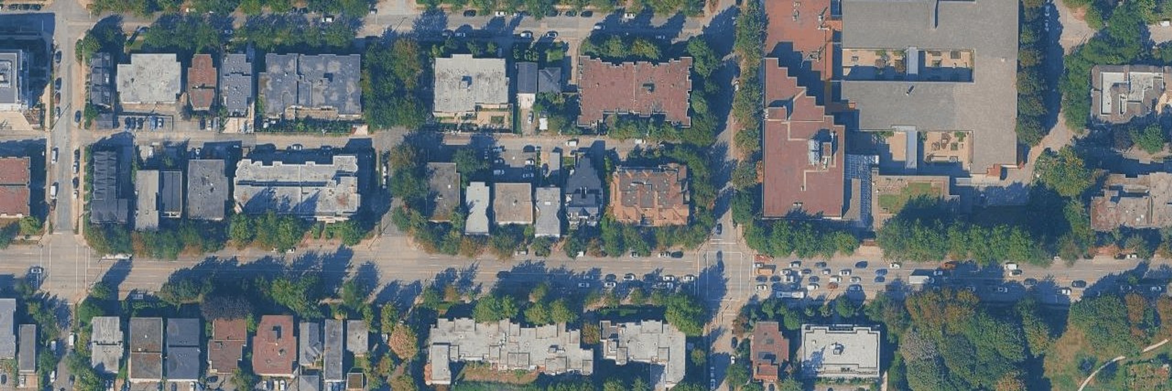 Mount Pleasant aerial view