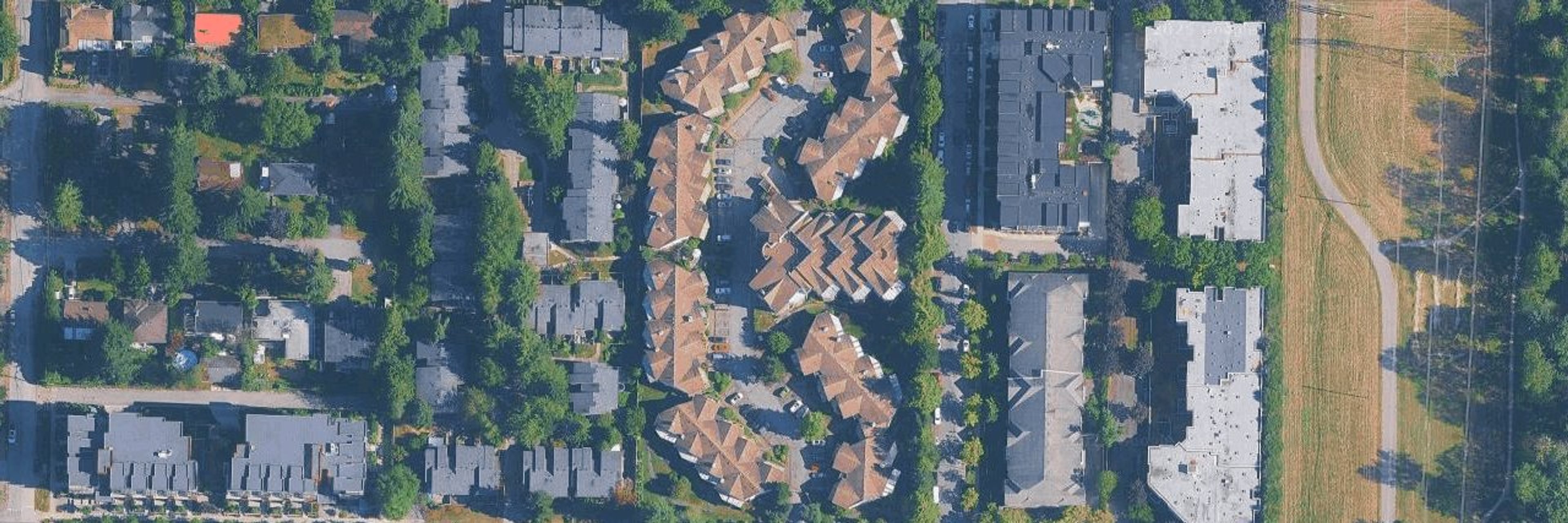 Glendale Village aerial view