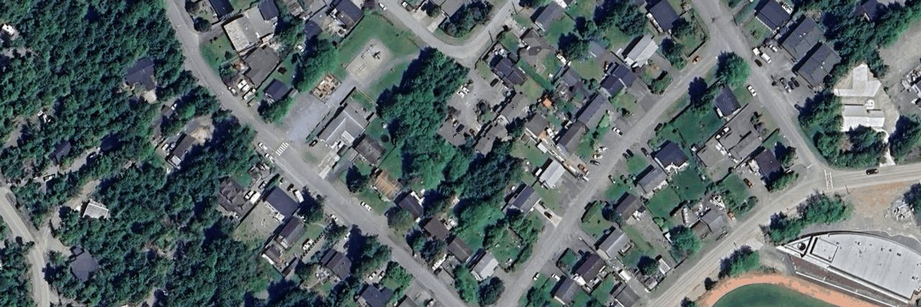 HOLLY PARK DUPLEXES aerial view