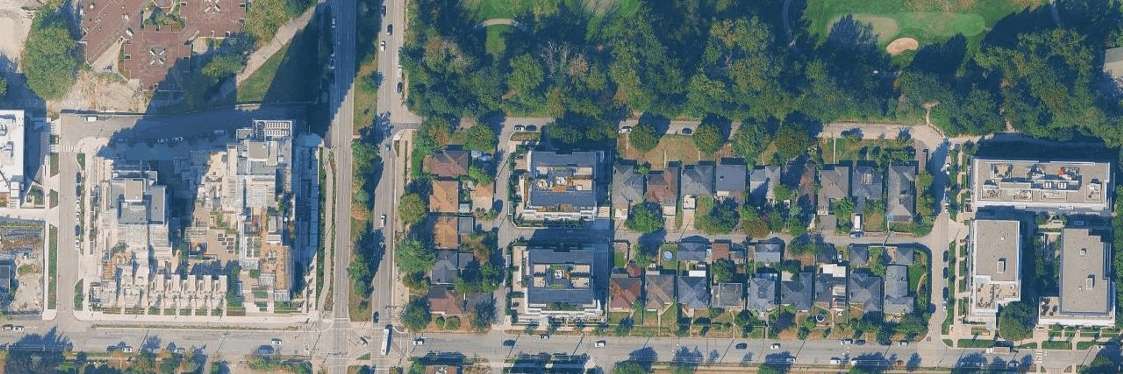 Park House North aerial view