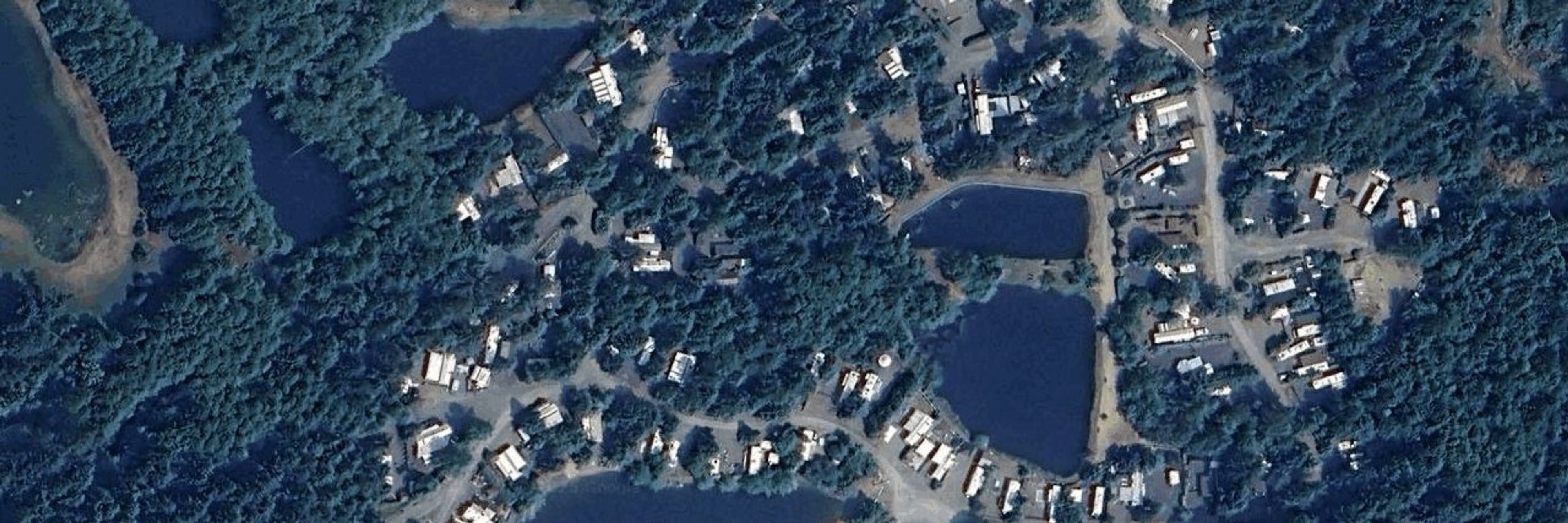 Spider Lake Springs Resort aerial view