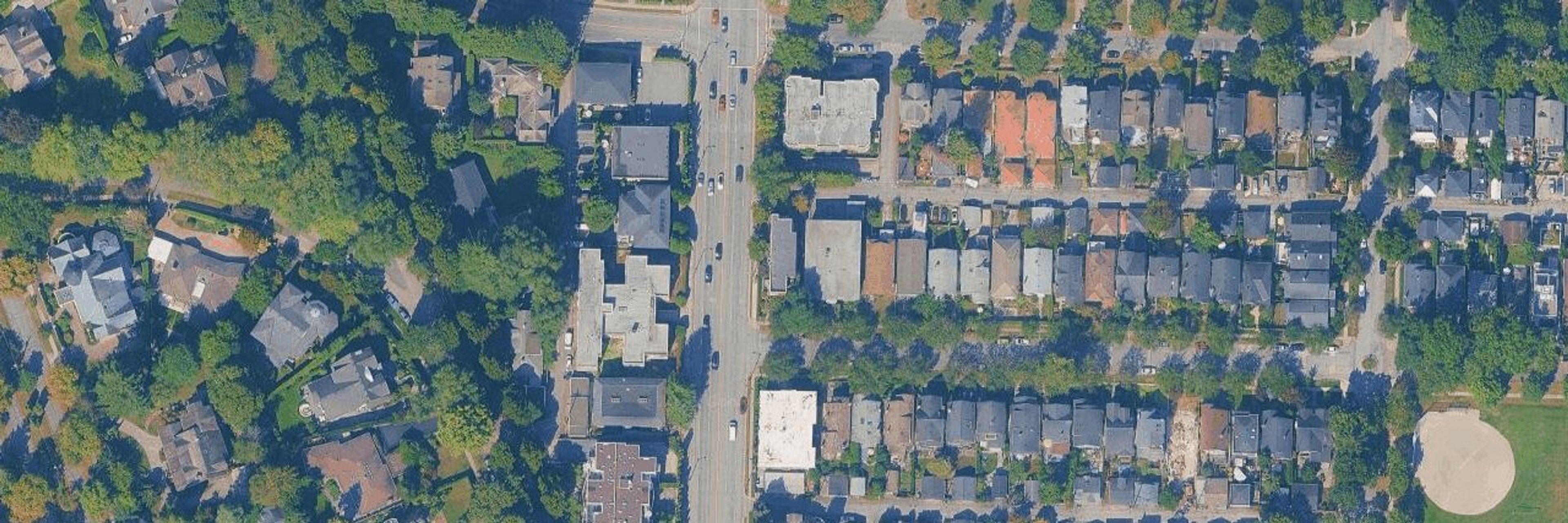 Oakcrest Terrace aerial view