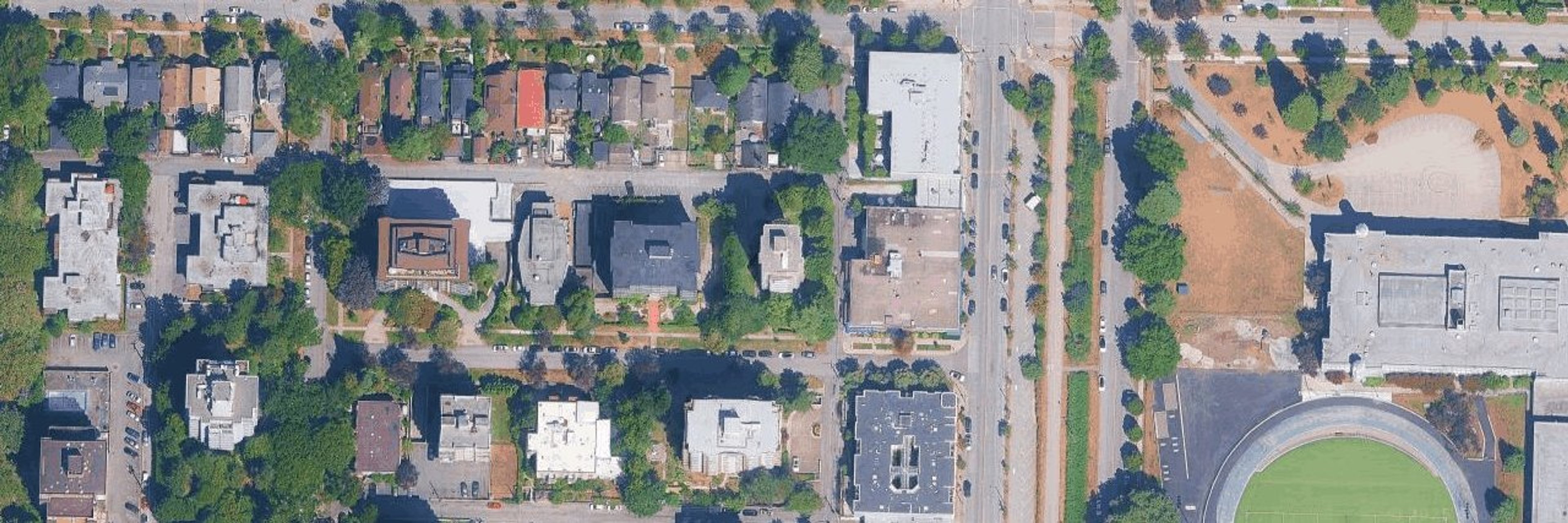 Ashleigh Court aerial view