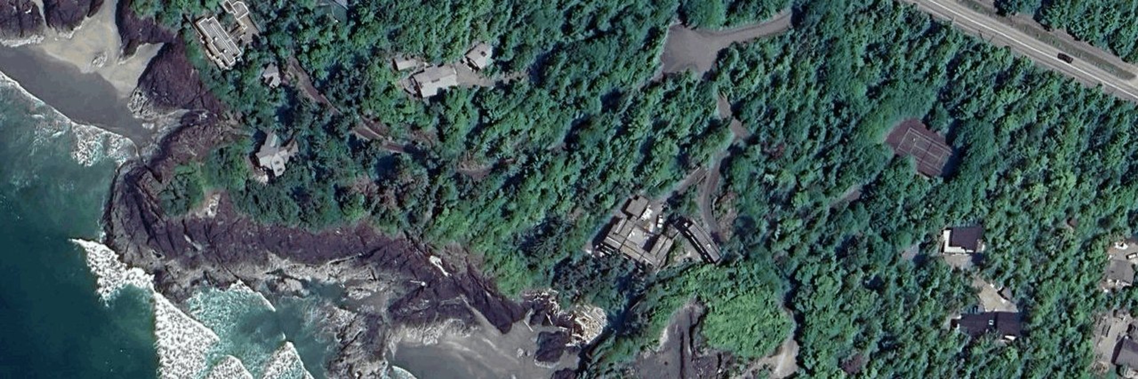 Rosie Bay aerial view