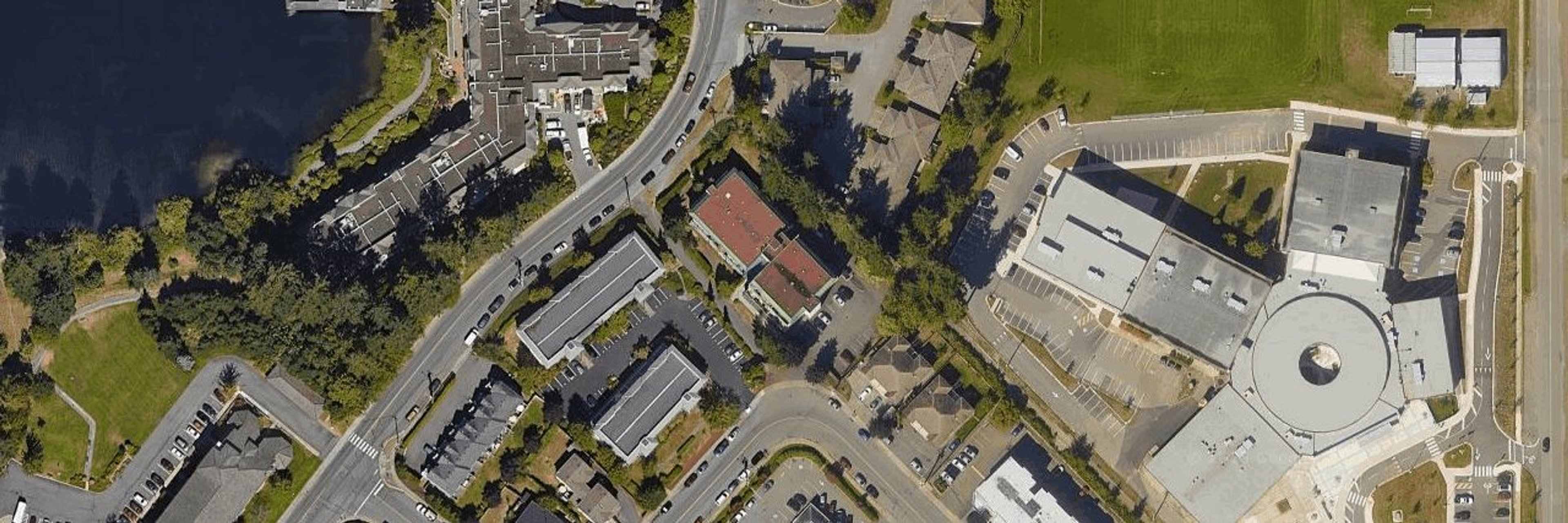 Long Lake Manor aerial view