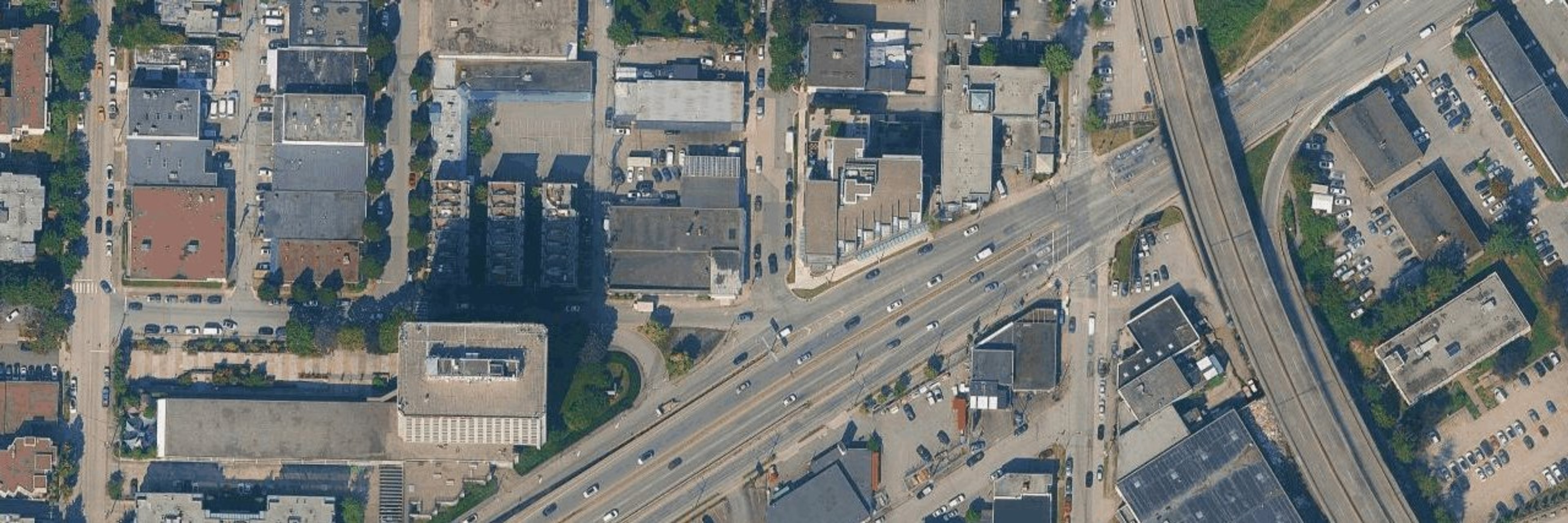 8888 Osler aerial view