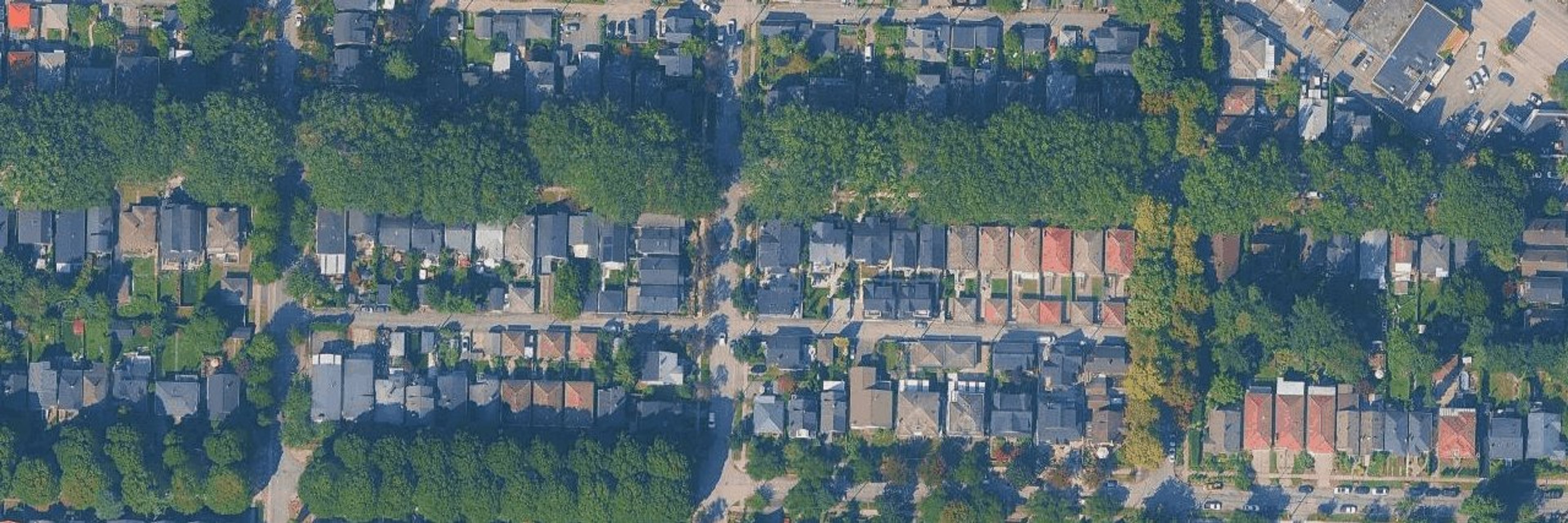Windsor Heritage Townhomes aerial view