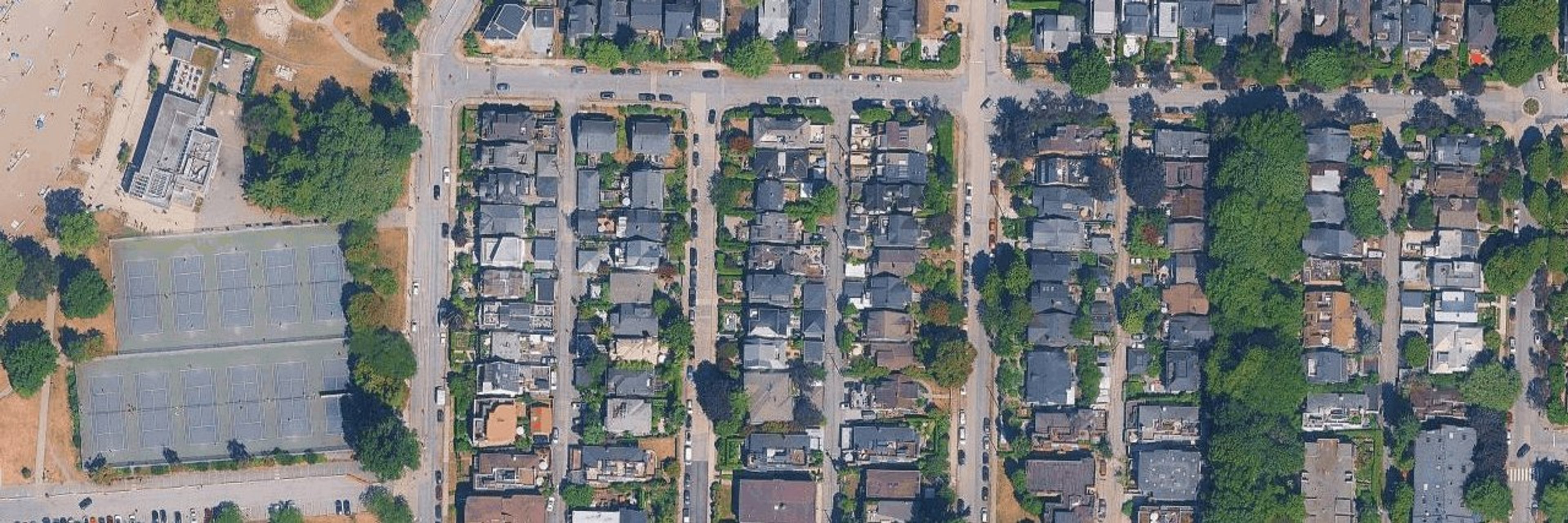 Kits Point aerial view