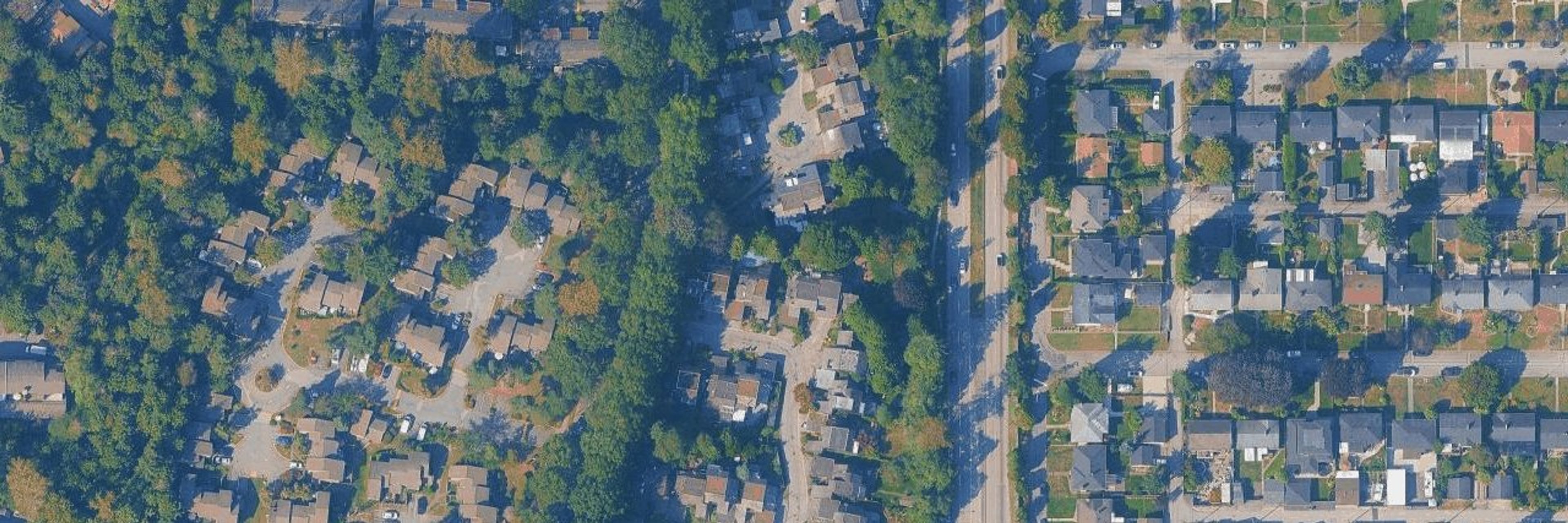 The Uplands aerial view