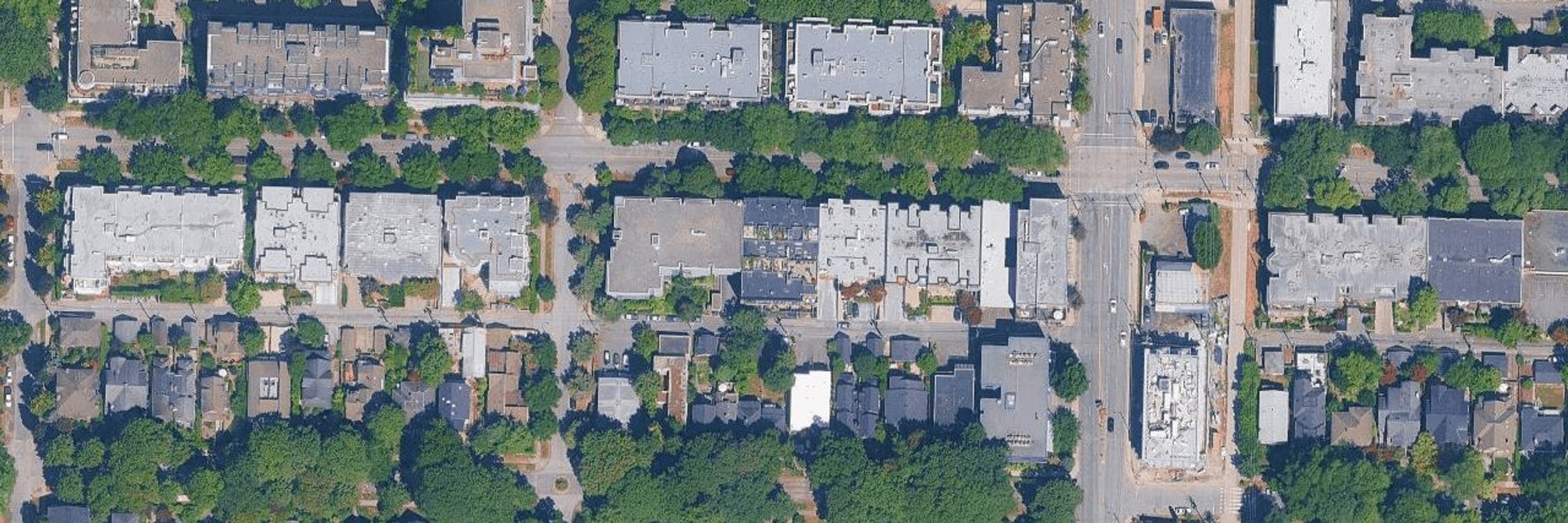 Metro aerial view