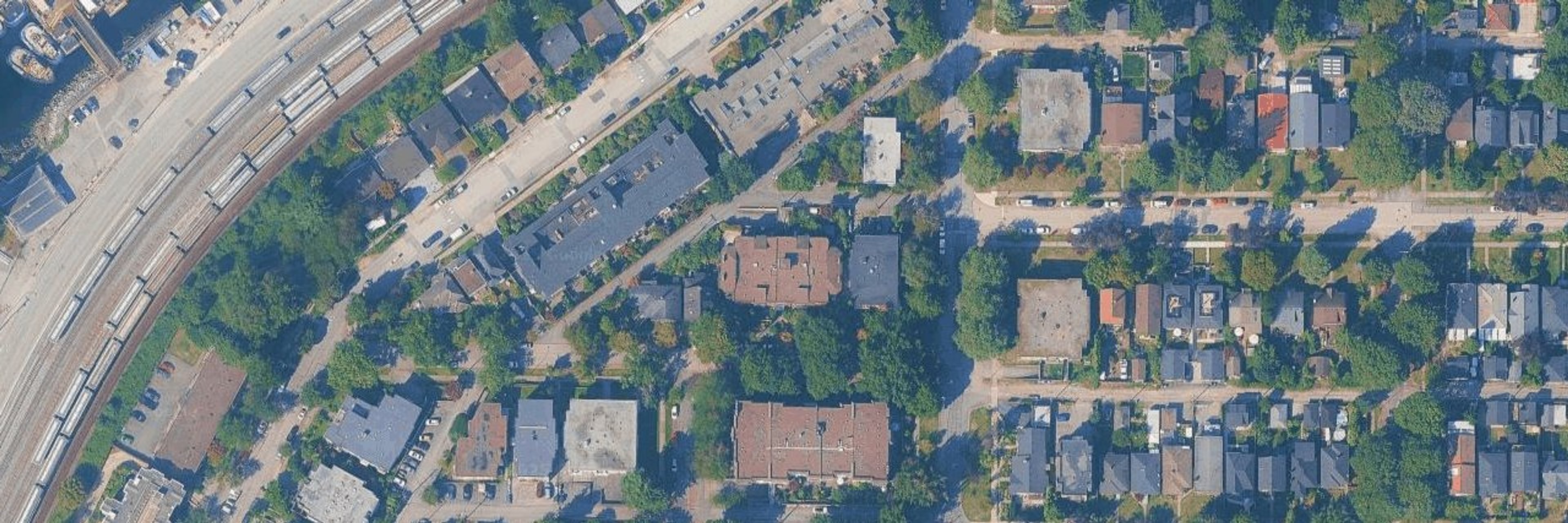 Trinity Apartments aerial view