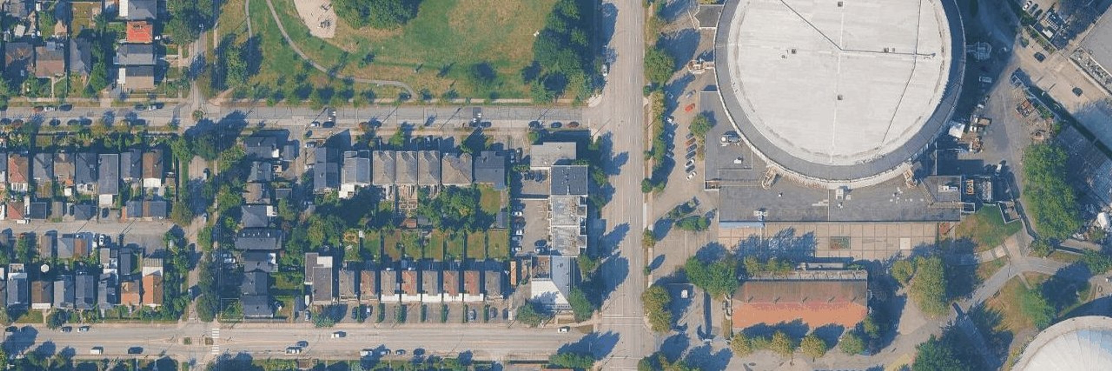 Renfrew Place aerial view