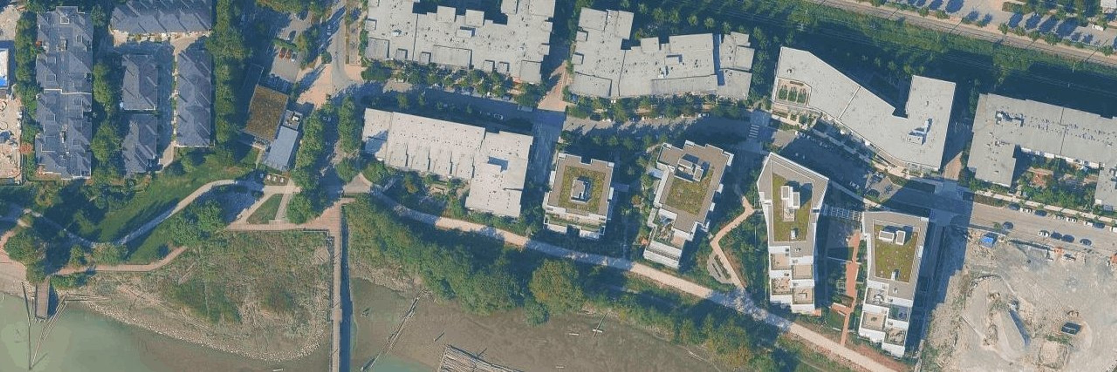 Shoreline aerial view