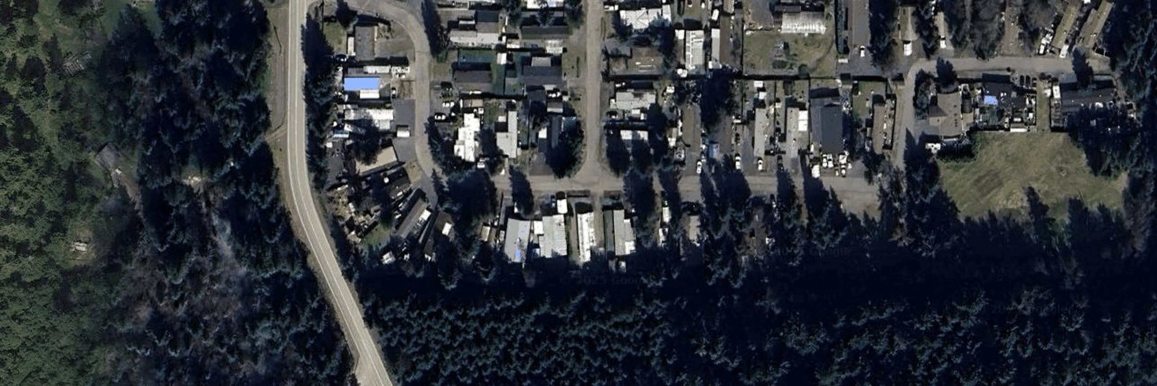 Pinewood Village aerial view