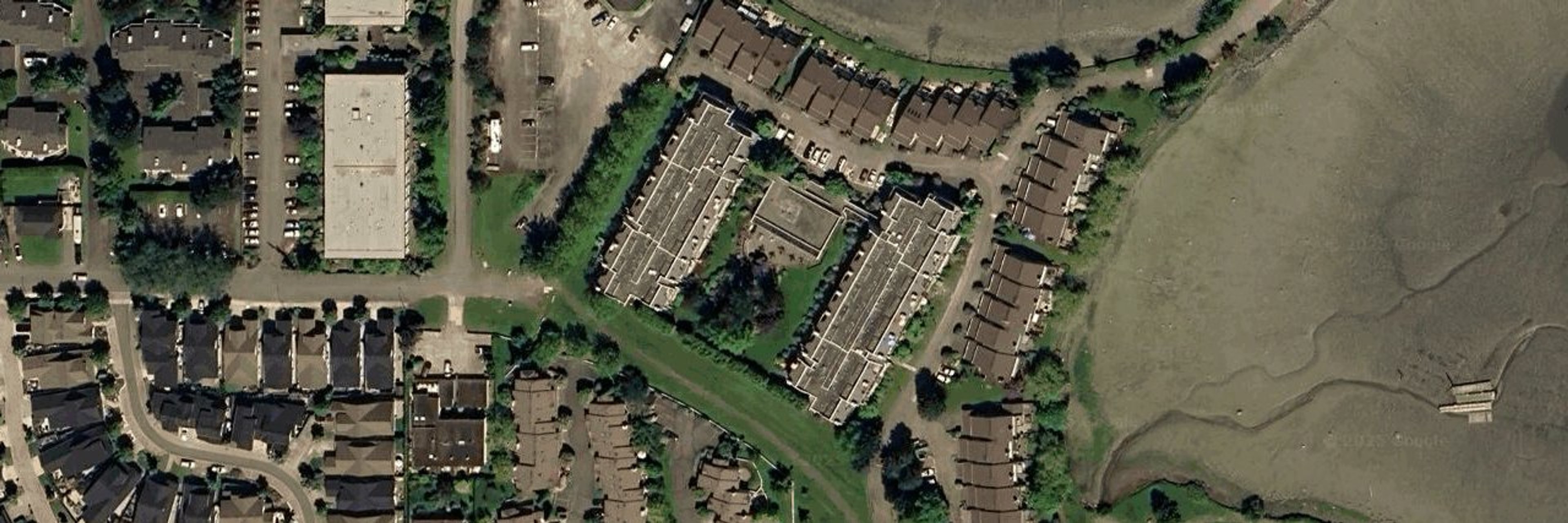 The Sandpebble aerial view