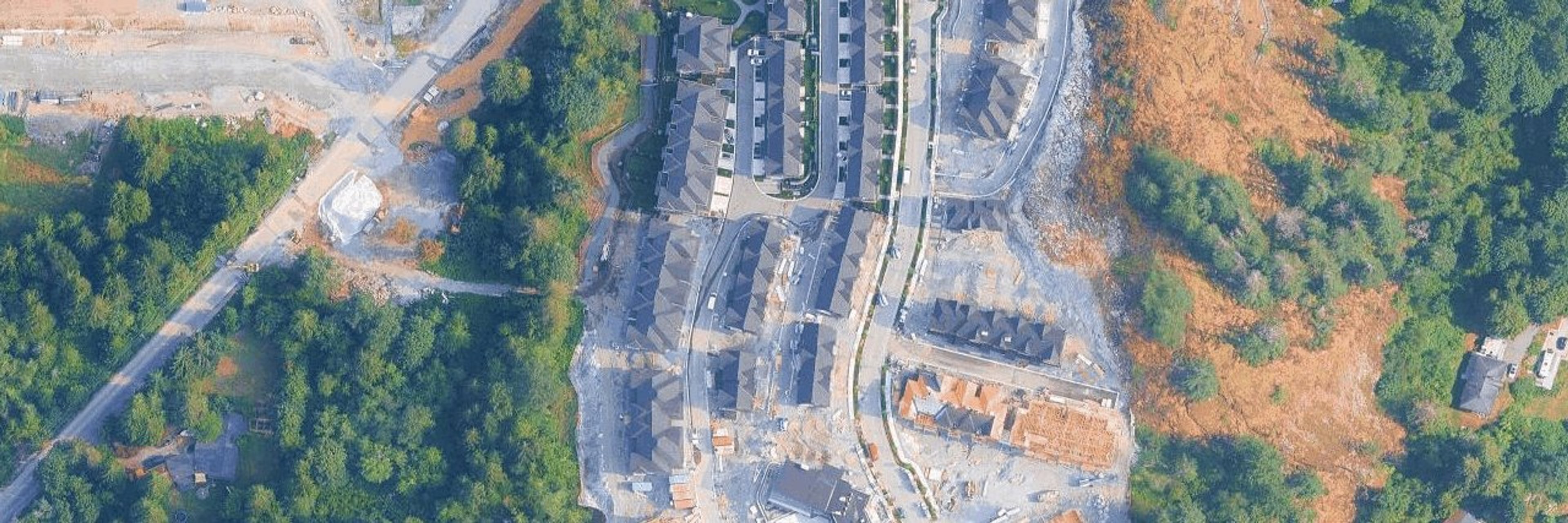 Partington Creek aerial view