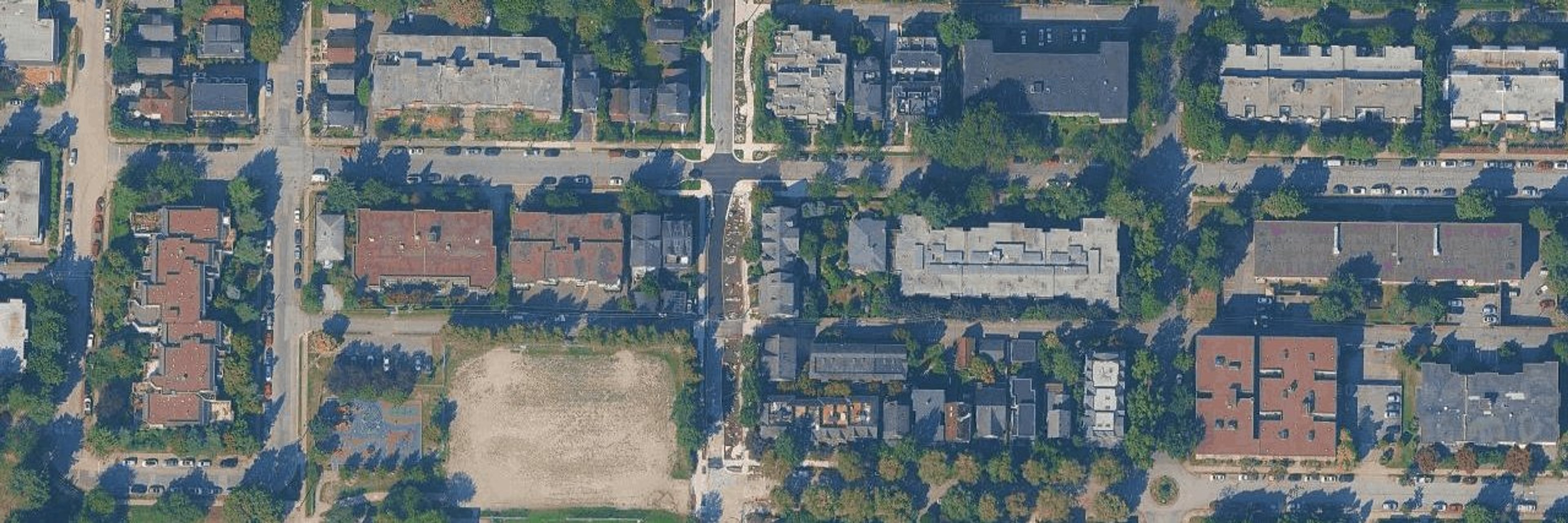 St. George Place aerial view
